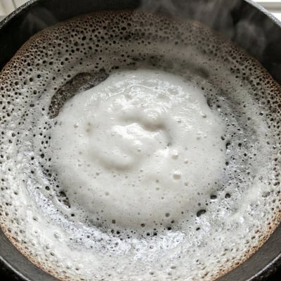 Appam (Lacy Rice Pancake) with Vegetable Stew - Photo 1