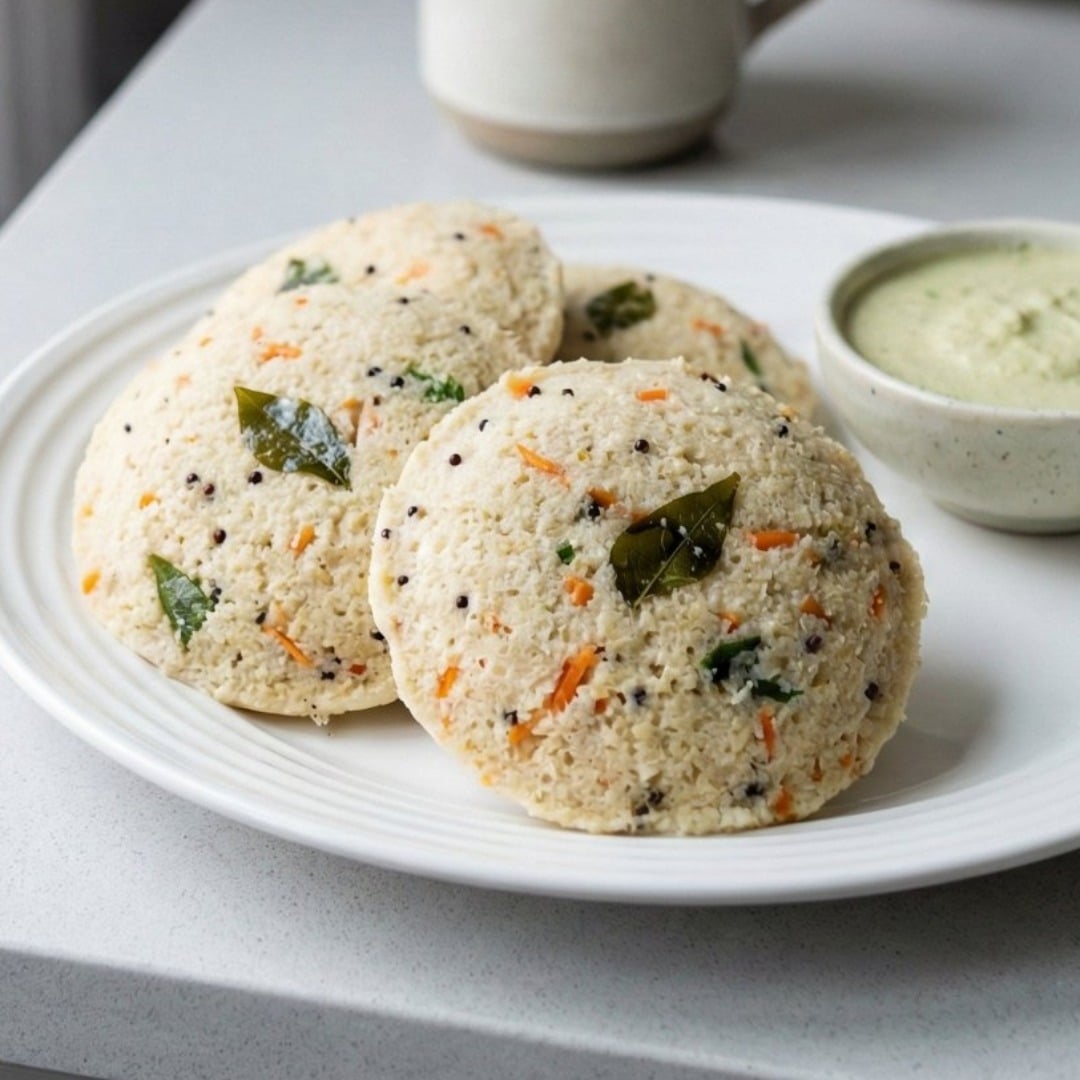 Quick Oats Idli (Instant Breakfast)