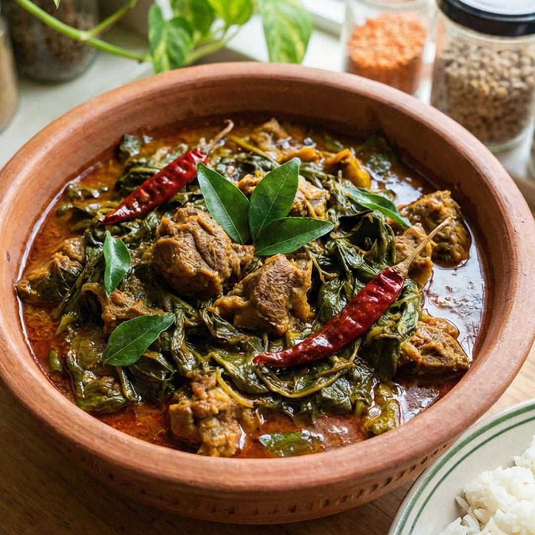 Gongura Mamsam (Andhra Mutton Curry)