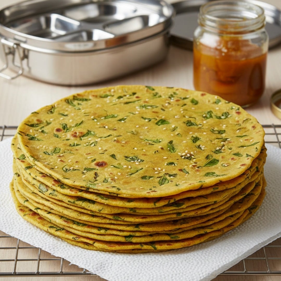 Methi Thepla (The Official Indian Travel Food)