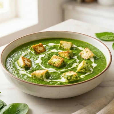 Palak Paneer (But Actually Green)