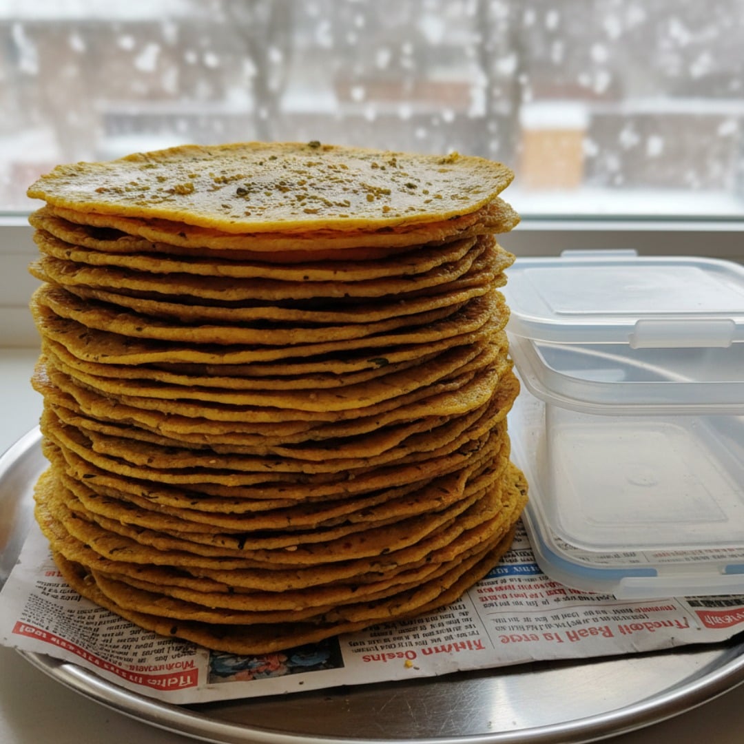 Thepla That Survived Canadian Winters (No Freezer Burn!)